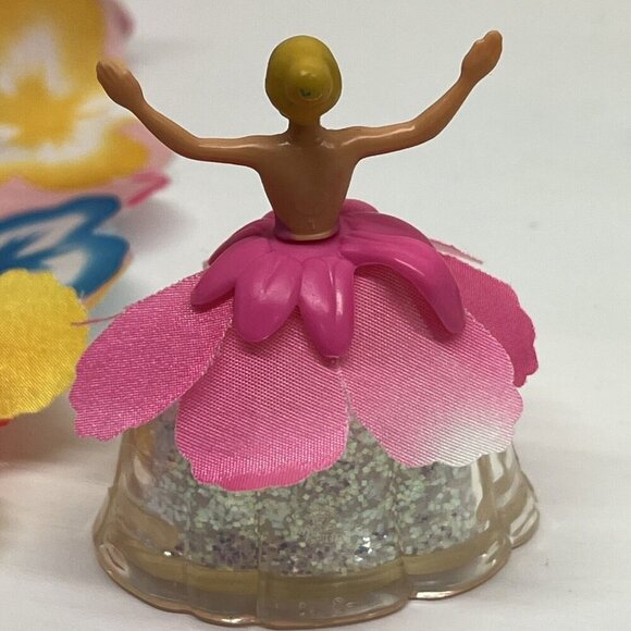 Vintage Blossom Beauty Barbie Dress Becomes a Floral Bouquet glitter 1996 Mattel - Picture 4 of 16